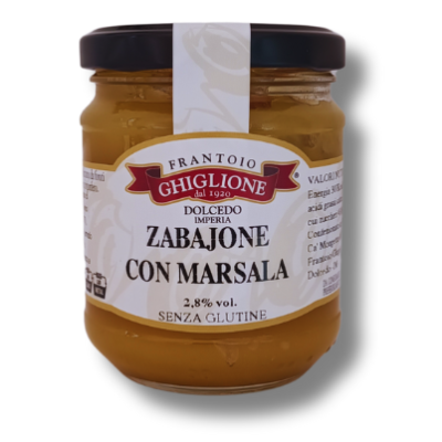 Zabajone mit Marsala Likör